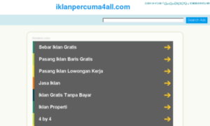 Iklanpercuma4all.com thumbnail