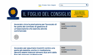 Ilfogliodelconsiglio.it thumbnail