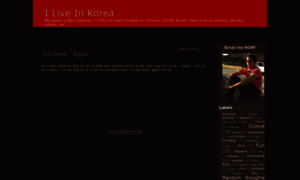 Iliveinkorea.blogspot.com thumbnail