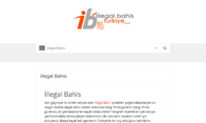 Illegalbahisturkiye.com thumbnail