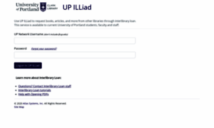 Illiad.up.edu thumbnail
