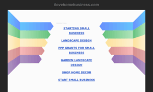 Ilovehomebusiness.com thumbnail