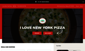 Ilovenypizzaofalbany.com thumbnail