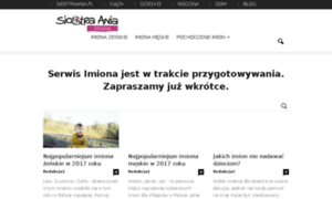 Imiona.siostraania.pl thumbnail