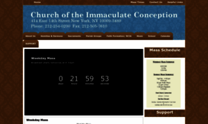 Immaculateconception-nyc.org thumbnail