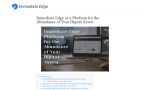 Immediateedge.tv thumbnail