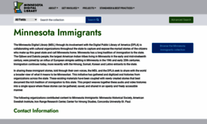 Immigrants.mndigital.org thumbnail