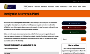 Immigrationlawyersinmiami.com thumbnail