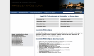 Immobilierrhonealpes.com thumbnail