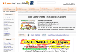 Immomakler.sonnenlandimmobilien.de thumbnail