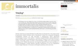 Immortalis.blog.hu thumbnail