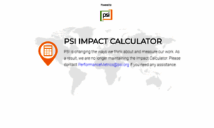 Impactcalculator.psi.org thumbnail