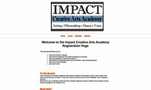 Impactcreativeartsacademy.studioware-online.com thumbnail