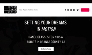 Impactdancecenter.com thumbnail