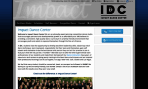 Impactdancecentre.com thumbnail