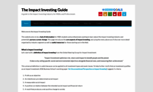 Impactinvestingguide.com thumbnail