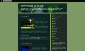 Importanceofplace.com thumbnail