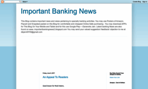 Importantbankingnews.blogspot.com thumbnail