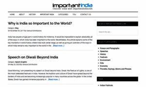 Importantindia.com thumbnail