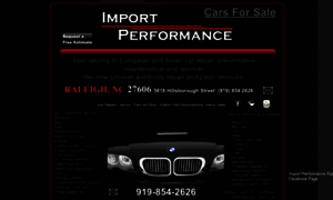 Importperformance-nc.com thumbnail