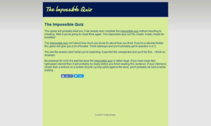 Impossible-quiz.biz thumbnail