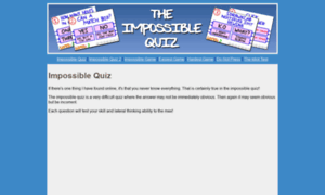 Impossible-quiz.org thumbnail
