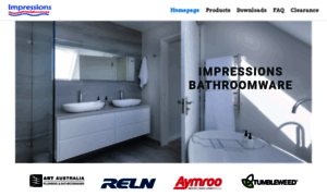Impressionsbathroomware.com.au thumbnail