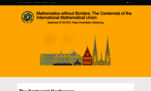Imucentennial2020.math.unistra.fr thumbnail