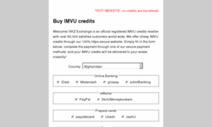 Imvucredits.biz thumbnail