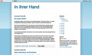 In-ihrer-hand.blogspot.de thumbnail