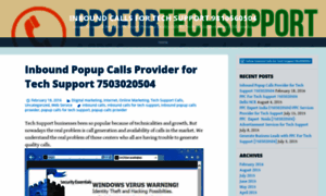 Inboundcallforppctechsupport.wordpress.com thumbnail