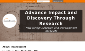 Incandescent-research-and-development-associate.rework.jobs thumbnail