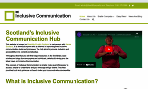 Inclusivecommunication.scot thumbnail