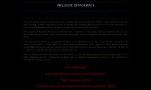 Inclusivedemocracy.org thumbnail