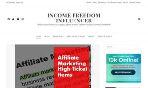 Incomefreedominfluencer.com thumbnail