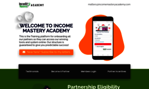 Incomemasteryacademy.com thumbnail