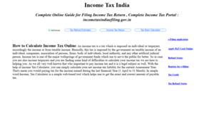 Incometaxindiaefiling.co.in thumbnail