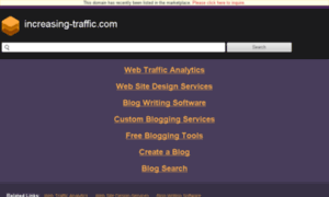 Increasing-traffic.com thumbnail