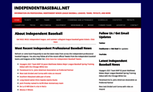 Independentbaseball.net thumbnail