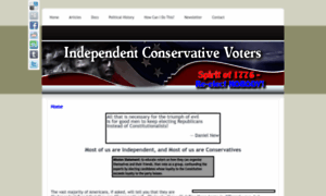 Independentconservativevoters.com thumbnail