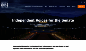 Independentvoices4senate.org thumbnail