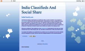 India-classify.blogspot.com thumbnail