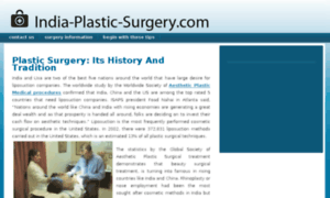 India-plastic-surgery.com thumbnail