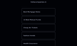 Indiacompanies.in thumbnail