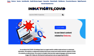 Indiafightscovid.com thumbnail