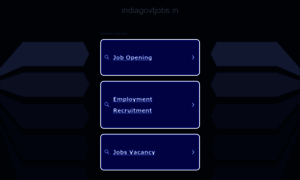 Indiagovtjobs.in thumbnail