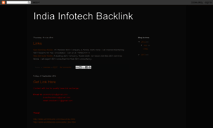 Indiainfotechbacklink.blogspot.in thumbnail