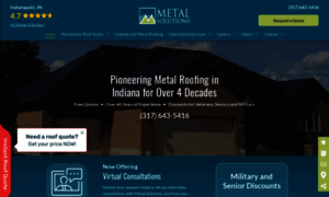 Indianametalroofing.com thumbnail