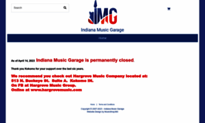 Indianamusicgarage.com thumbnail