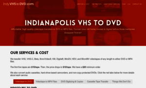 Indianapolisvhstodvd.com thumbnail